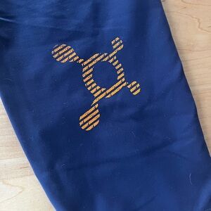 Lululemon Athletica X Orange Theory Deep Blue Leggings 14